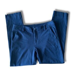 Cabi Navy Tailored Stretch Pants Size 12 Work Career Classic